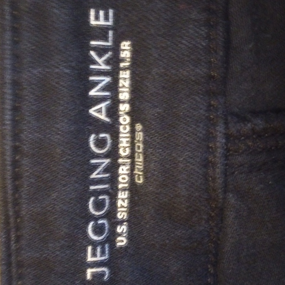 Chico's Black Studded Ankle Pants - Picture 9 of 9